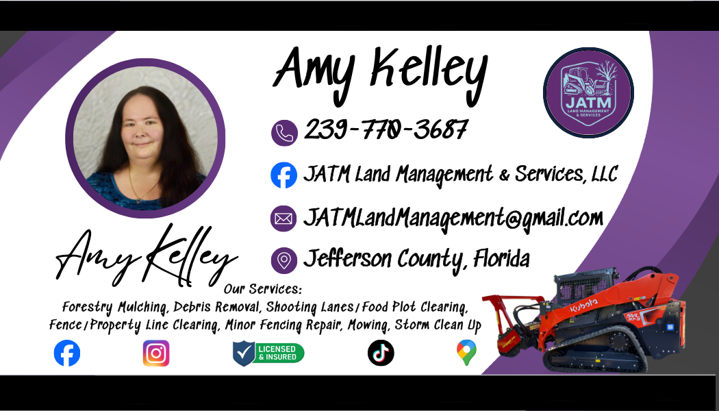 Amy Kelley - JATM Land Management & Services, LLC business card