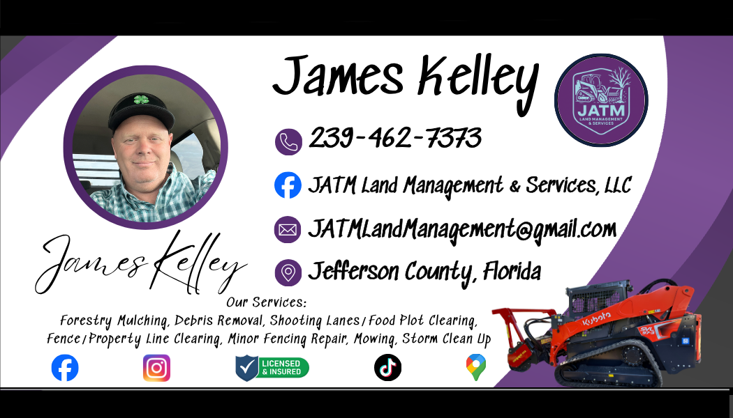 James Kelley - JATM Land Management & Services, LLC business card